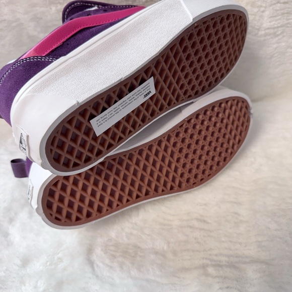 Vans Knu Stacked platform sneakers in purple and pink sizeW7.5 NEW - Picture 4 of 6